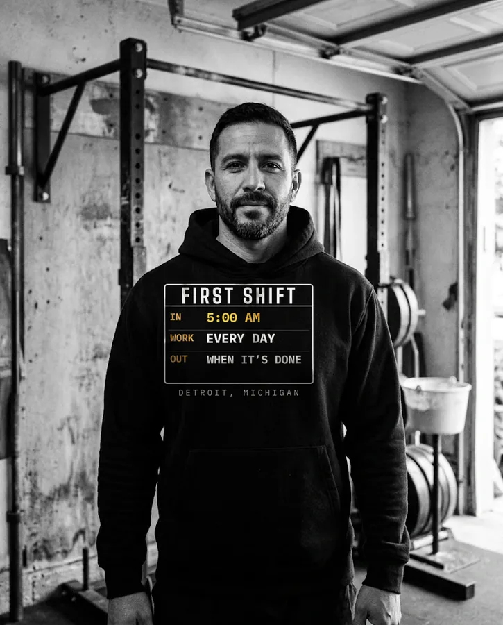 First Shift hoodie