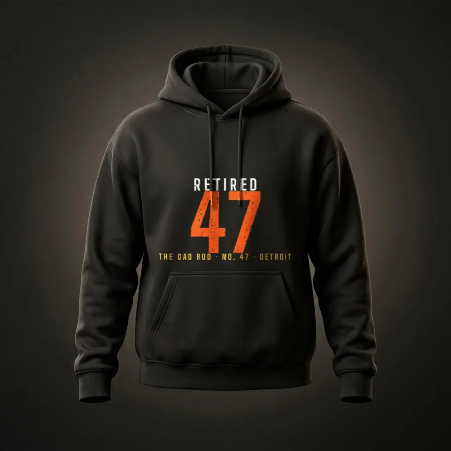 Retired Dad Bod No. 47 hoodie