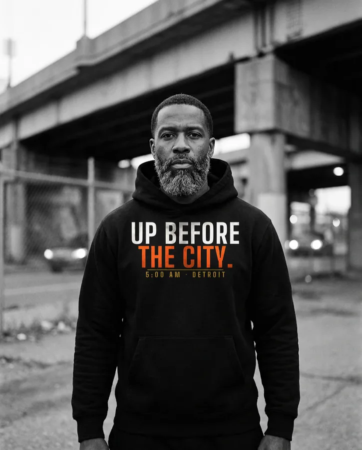 Up Before the City hoodie